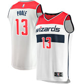 Jordan Poole Washington Wizards Youth Fast Break Player Jersey Association Edition White