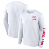 Cleveland Guardians Fanatics Press Box Long Sleeve T-Shirt - White T-shirts