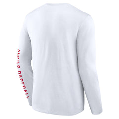 Los Angeles Angels Fanatics Press Box Long Sleeve T-Shirt - White T-shirts