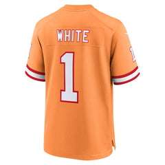 NFL Rachaad White Tampa Bay Buccaneers Alternate Game Jersey - Orange
