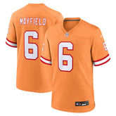 NFL Baker Mayfield Tampa Bay Buccaneers Throwback Game Jersey - Orange