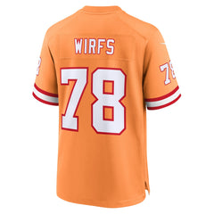Tristan Wirfs Tampa Bay Buccaneers Alternate Game Jersey Orange