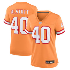 Mike Alstott Tampa Bay Buccaneers Women's Throwback Game Jersey Orange