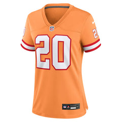 NFL Ronde Barber Tampa Bay Buccaneers Women's Throwback Game Jersey - Orange