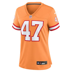 NFL John Lynch Tampa Bay Buccaneers Women's Throwback Game Jersey - Orange