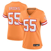NFL Derrick Brooks Tampa Bay Buccaneers Women's Throwback Game Jersey - Orange