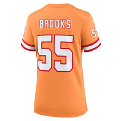 NFL Derrick Brooks Tampa Bay Buccaneers Women's Throwback Game Jersey - Orange