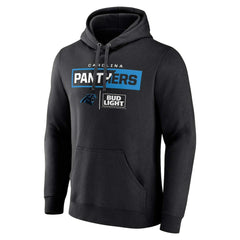 Carolina Panthers NFL x Bud Light Pullover Hoodie Black