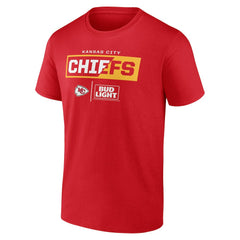 Kansas City Chiefs NFL x Bud Light T-Shirt Red