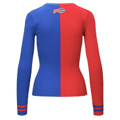 Buffalo Bills STAUD Women's Cargo Sweater Red/Royal