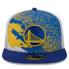 Golden State Warriors Court Sport Speckle 9FIFTY Snapback Hat Royal