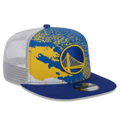 Golden State Warriors Court Sport Speckle 9FIFTY Snapback Hat Royal