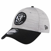 Brooklyn Nets Active Digi-Tech Two-Tone 9FORTY Adjustable Hat Heather Gray/Black