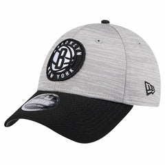 Brooklyn Nets Active Digi-Tech Two-Tone 9FORTY Adjustable Hat Heather Gray/Black