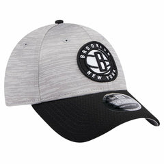 Brooklyn Nets Active Digi-Tech Two-Tone 9FORTY Adjustable Hat Heather Gray/Black