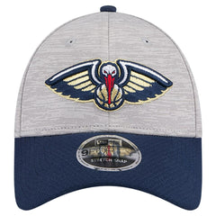 New Orleans Pelicans Active Digi-Tech Two-Tone 9FORTY Adjustable Hat Heather Gray/Navy