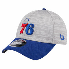 Philadelphia 76ers Active Digi-Tech Two-Tone 9FORTY Adjustable Hat Heather Gray/Royal