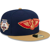 New Orleans Pelicans Gameday Gold Pop Stars 59FIFTY Fitted Hat Navy/Gold