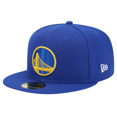 Golden State Warriors Court Sport Leather Applique 59FIFTY Fitted Hat Royal