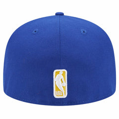 Golden State Warriors Court Sport Leather Applique 59FIFTY Fitted Hat Royal