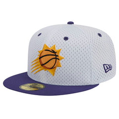 Phoenix Suns Throwback 2Tone 59FIFTY Fitted Hat White/Purple
