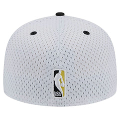 Utah Jazz Throwback 2Tone 59FIFTY Fitted Hat White/Black