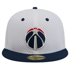 Washington Wizards Throwback 2Tone 59FIFTY Fitted Hat White/Navy