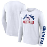 New York Giants Long Sleeve T-Shirt White