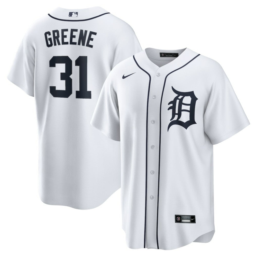 MLB Riley Greene Detroit Tigers Nike Replica Player Jersey - White