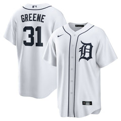 MLB Riley Greene Detroit Tigers Nike Replica Player Jersey - White