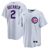 MLB Nico Hoerner Chicago Cubs Nike Replica Player Jersey - White