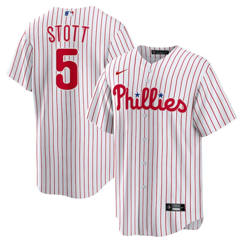 MLB Bryson Stott Philadelphia Phillies Nike Replica Player Jersey - White