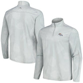 Denver Broncos Delray Frond IslandZone Half-Zip Sweatshirt Gray