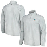 Miami Dolphins Delray Frond IslandZone Half-Zip Sweatshirt Gray