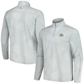 Green Bay Packers Delray Frond IslandZone Half-Zip Sweatshirt Gray