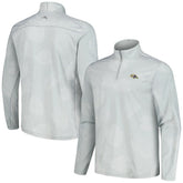 Baltimore Ravens Delray Frond IslandZone Half-Zip Sweatshirt Gray