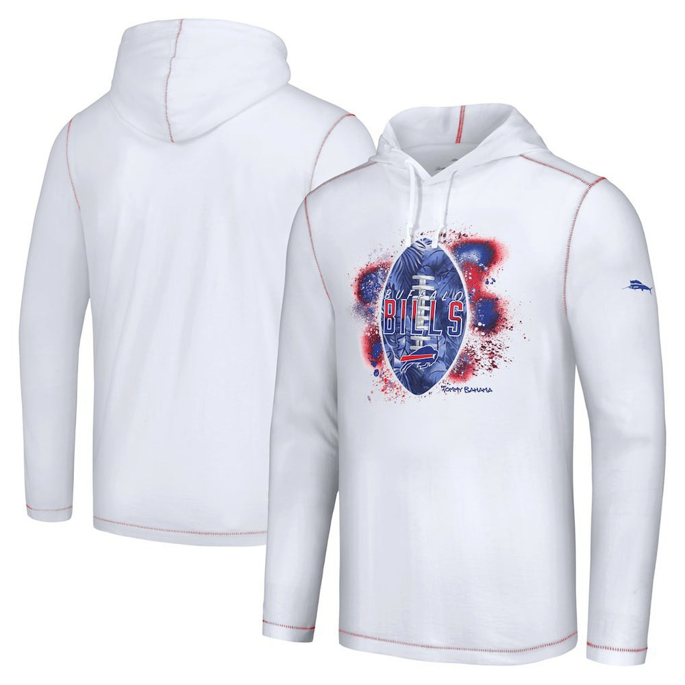 Buffalo Bills Graffiti Touchdown Pullover Hoodie White