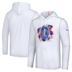 Buffalo Bills Graffiti Touchdown Pullover Hoodie White