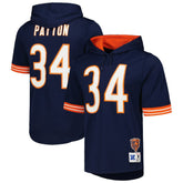 Walter Payton Chicago Bears Retired Player Name & Number Mesh Hoodie T-Shirt Navy