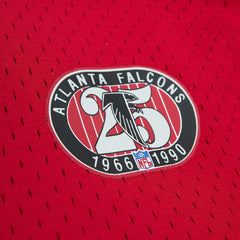 Deion Sanders Atlanta Falcons Retired Player Name & Number Mesh Top Red