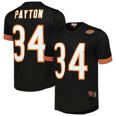Walter Payton Chicago Bears Retired Player Name & Number Mesh Top Black