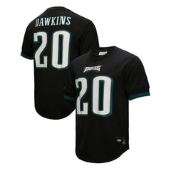 Brian Dawkins Philadelphia Eagles Retired Player Name & Number Mesh Top Black