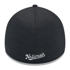 Washington Nationals New Era 2024 Clubhouse 39THIRTY Flex Hat - Black Hats