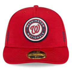 Washington Nationals New Era 2024 Clubhouse Low Profile 59FIFTY Fitted Hat - Red Hats