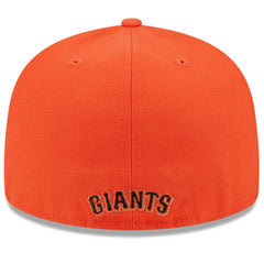 San Francisco Giants New Era Gameday Sideswipe 59FIFTY Fitted Hat - Black/Orange Hats