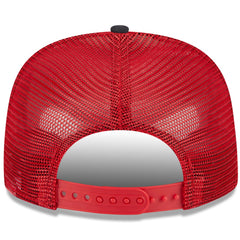 Los Angeles Angels New Era Team Foam Front A-Frame Trucker 9FIFTY Snapback Hat - White/Red Hats