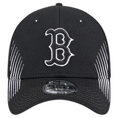 Boston Red Sox New Era Active Dash Mark 39THIRTY Flex Hat - Black Hats