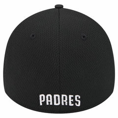San Diego Padres New Era Active Dash Mark 39THIRTY Flex Hat - Black Hats