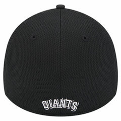 San Francisco Giants New Era Active Dash Mark 39THIRTY Flex Hat - Black Hats