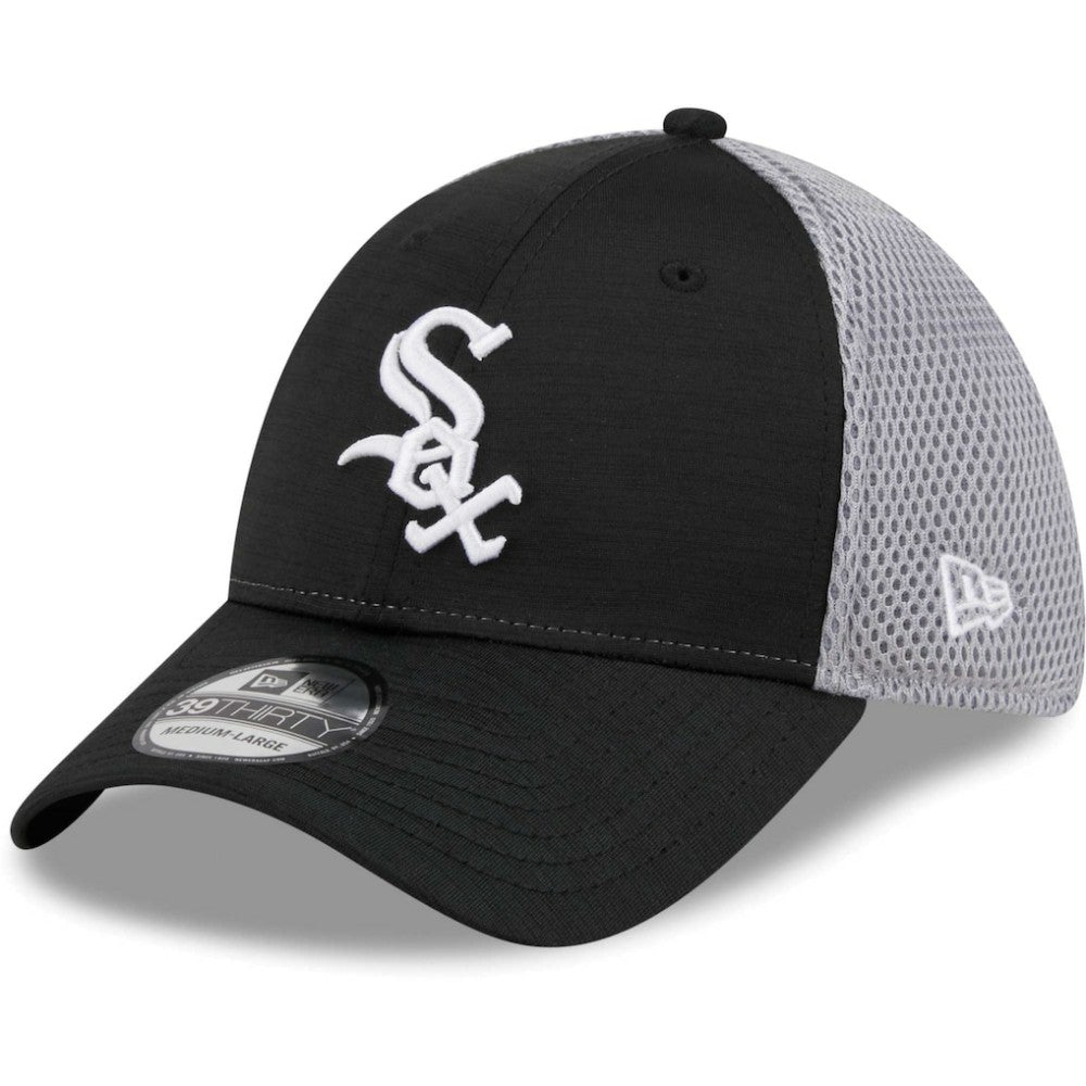 Chicago White Sox New Era Neo 39THIRTY Flex Hat - Black Hats
